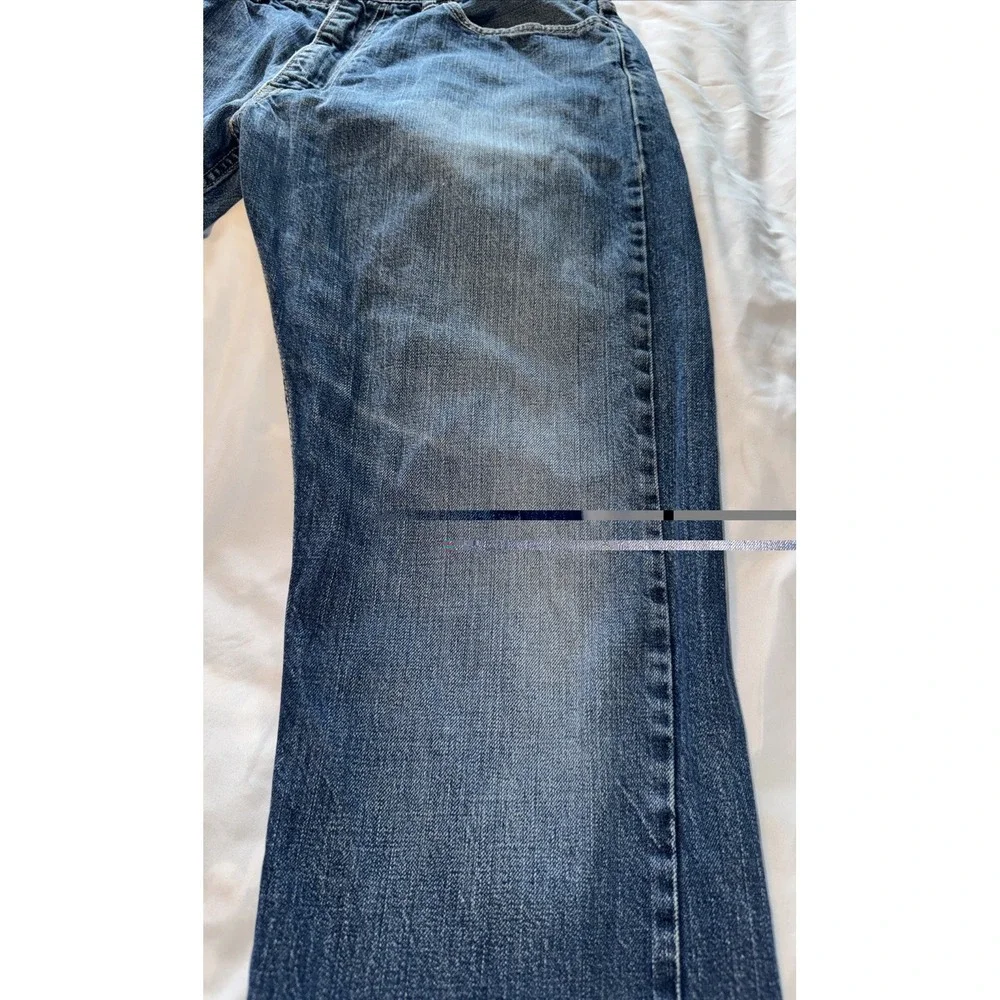 Levi's 505 Regular Fit Straight Leg Jeans Men's 36x32 Blue Denim Medium Wash Y2K